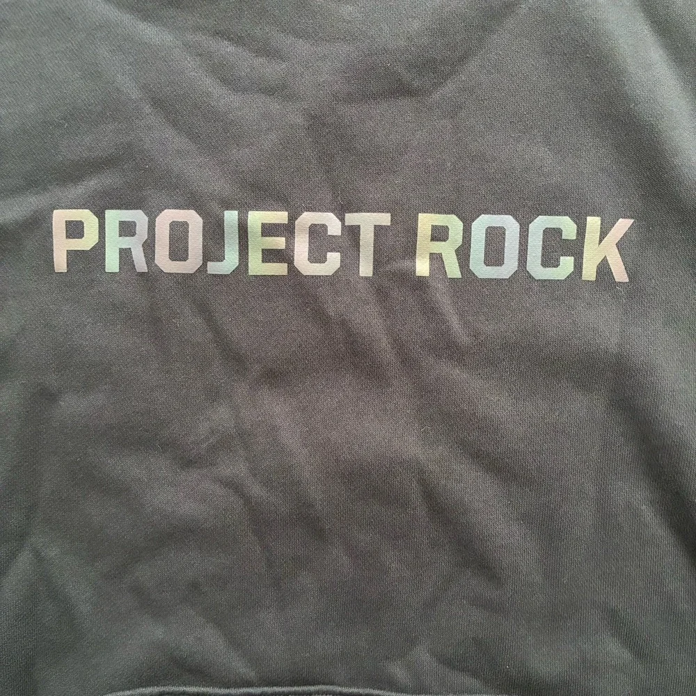 Under Armour Project Rock Men's L Heavyweight Terry Crew Short Sleeve Sweatshirt
